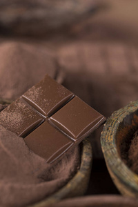 快乐 对待 堆栈 抗氧化剂 巧克力 可可 营养 美味的 切碎