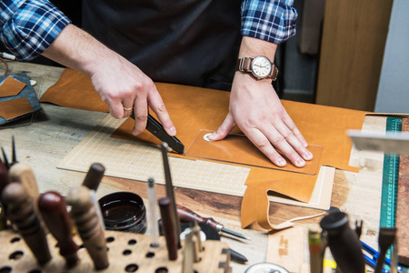生产 手册 手工制作的 手工艺 主人 皮革工艺 工具 制造业