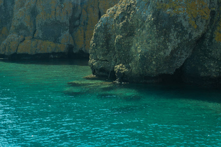 海景 岩石 地中海 自然 旅行 绿松石 美女 海岸线 海岸