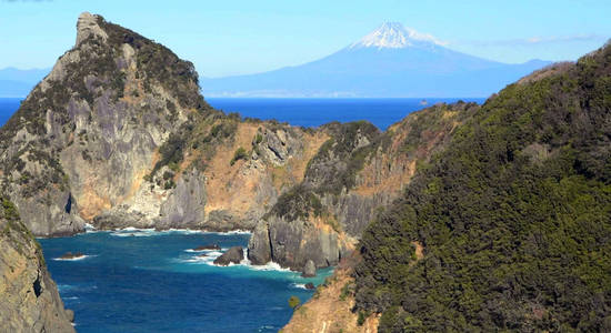 日本海岸线图片