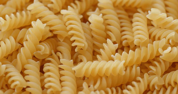 通心粉 面团 饮食 意大利语 生的 螺旋面 旋转 特写镜头