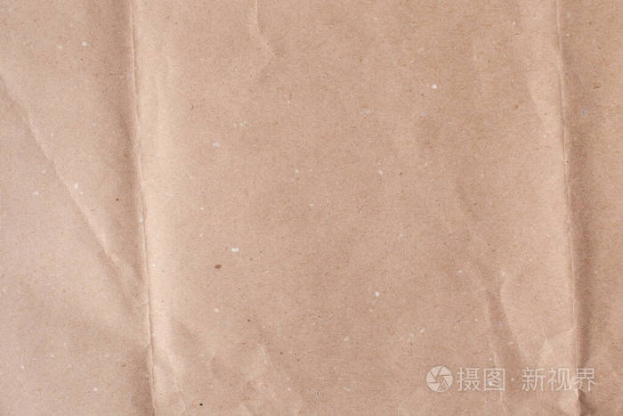 带折痕的旧牛皮纸的纹理