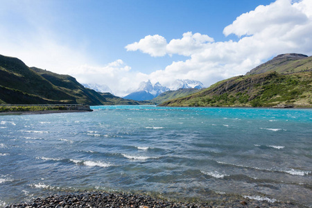 公园 旅行 巴塔哥尼亚 风景 河边 自然 淡水 智利 美女