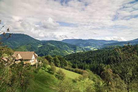 天空 旅游业 浪漫的 风景 欧洲 假期 闲暇 建筑 农业