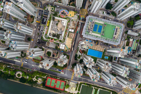 摩天大楼 城市 亚洲 风景 房地产 无人机 房子 建筑学