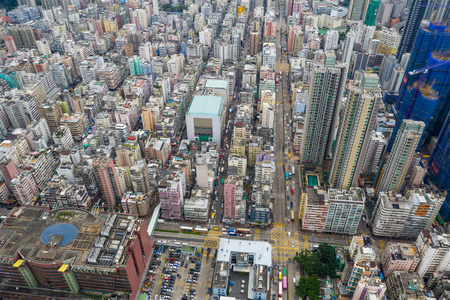 高的 商业 领土 九龙 城市 市中心 建筑 瓷器 基础设施