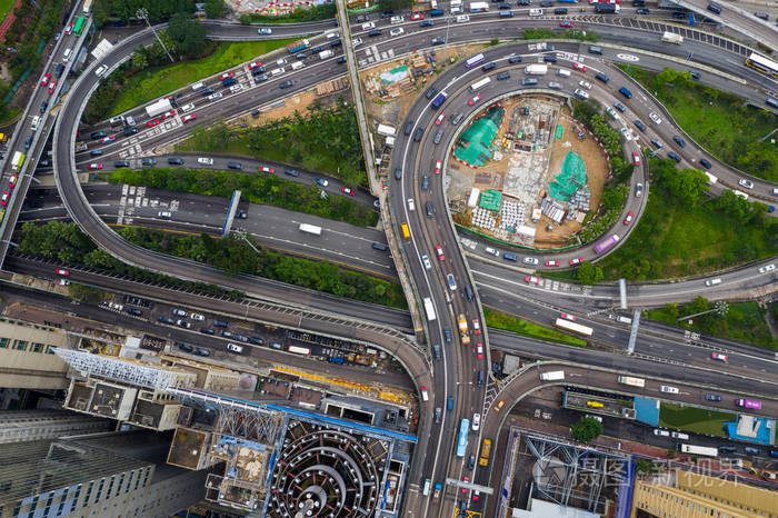 天际线 大都市 公路 城市 天线 房地产 风景 中心 高的