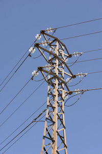 分布 能量 工程 天空 技术 行业 网络 电线 传输 供给