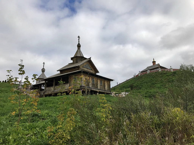 风景 木材 宗教 建筑学 教堂 旅行 俄罗斯 天空 旅游业