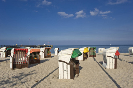 沙滩椅 德国 欧洲 达姆 波罗的海 海滩 海滨 海洋