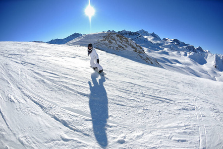 行动 兴奋 冻结 男人 假期 滑雪 寒冷的 滑雪者 夹克