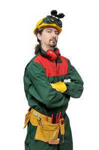 安全 齿轮 工人 男人 水暖工 安全帽 工作 建造 保护
