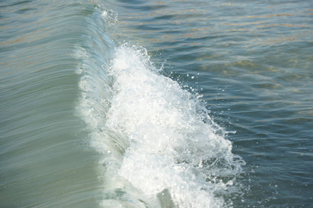 海的 阳光 绿松石 美丽的 纹理 波浪 假期 海景 深的