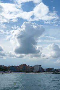 海洋 城市 格伦日克 海岸线 地标 美丽的 风景 假期 建筑学