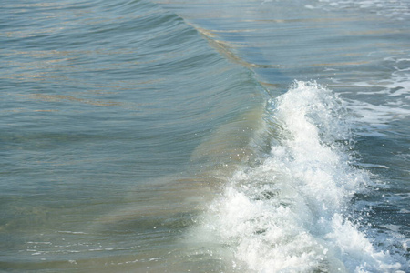 荡漾 纹理 液体 海的 反射 美丽的 地平线 透明的 深的