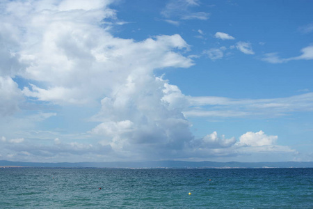 美丽的 天气 风景 海景 海洋 波动 天空 海岸 自然 美女