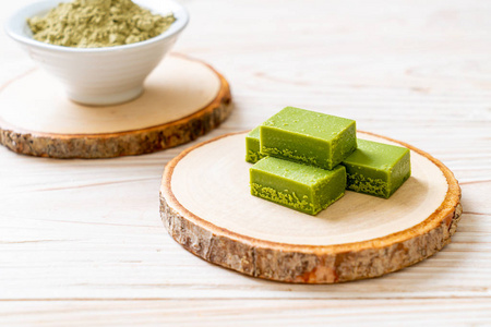 fresh and soft matcha green tea chocolate 