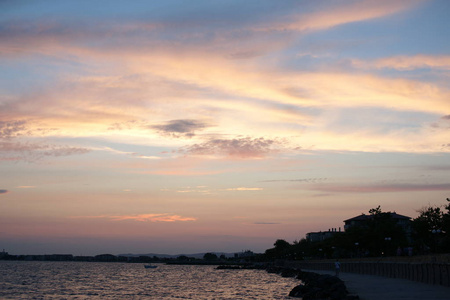 自然 黄昏 地平线 傍晚 海景 太阳 海洋 风景 墙纸 海滩