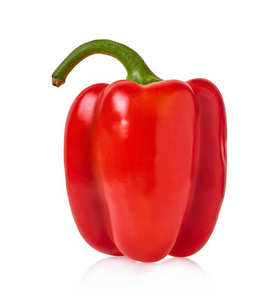 fresh bell peppers with clipping path 