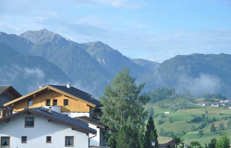 房子 风景 阿尔卑斯山 奥地利人 蒂罗尔 自然 拳头 乡村