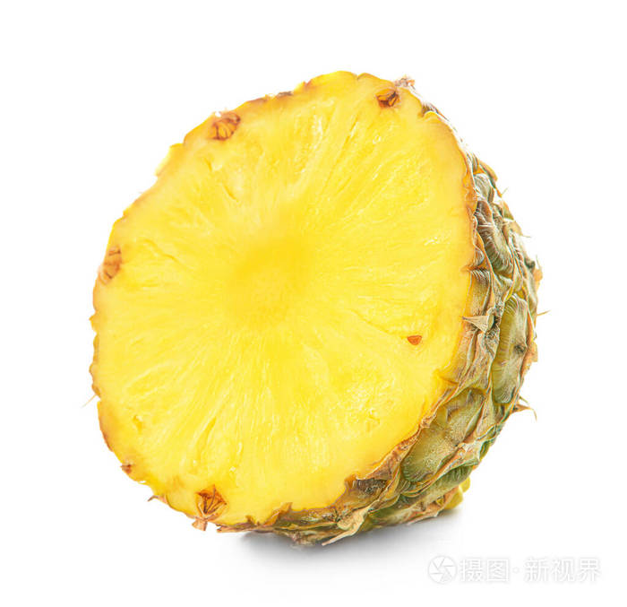 白底鲜切菠萝