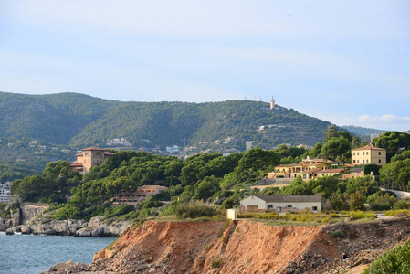 欧洲 建筑 村庄 旅游业 假期 地中海 自然 苍穹 海岸