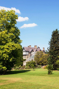 风景 宫殿 欧洲 植物区系 威尔士 旅行 城堡 夏天 建筑学