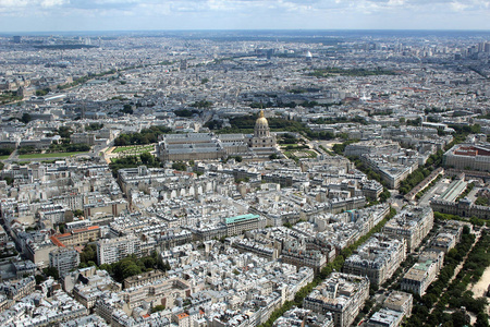 天空 见解 巴黎 法国 远景 房屋 苍穹 建筑 全景图 景象