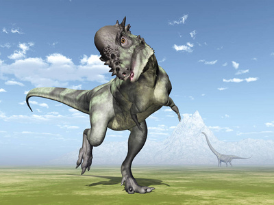 极端 食草动物 自然 古生物学 厚头龙 动物 巨人 恐龙