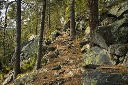 山林石质高原风景户外环境图片