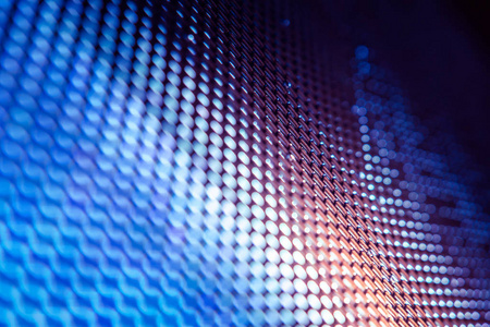 CloseUp LED blurred screen. LED soft focus background. abstract 