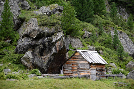 自然 奥地利人 提出 小屋 阿尔卑斯山 乡村 风景 蒂罗尔