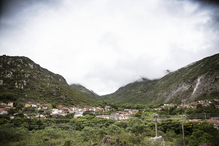 小山 夏天 风景 假期 旅游业 森林 建筑学 旅行 古老的