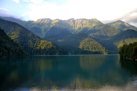 旅游业 欧洲 自然 反射 风景 夏天 公园 旅行 森林 假期