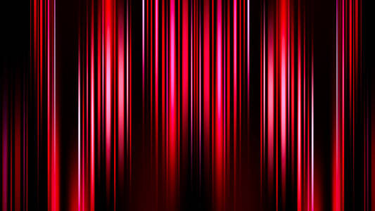 背景上闪烁模糊的浅红色条纹.垂直光线.带有数字背景元素的抽象线条.