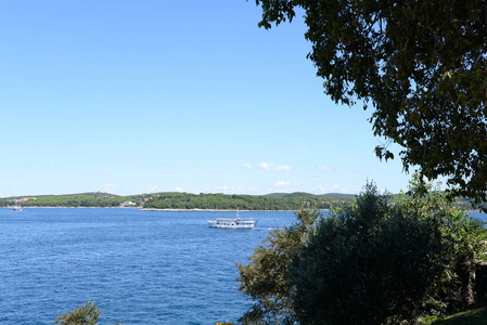 海洋 地中海 水域 风景 乡村 帆船 自然 旅游业 罗维尼