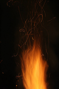 能量 易燃 爆炸 热的 燃烧 火烧 闪耀 权力 火花 篝火
