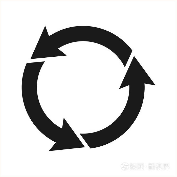 旋转方向图标旋转度角度指示器