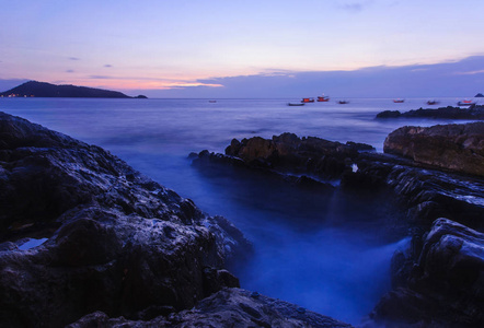 太阳 夏天 全景图 暮光 全景 日出 花茎 美丽的 旅行