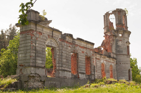 庄园 废墟 到期 森林 城堡 乌克兰 建筑 别墅 欧洲 残骸