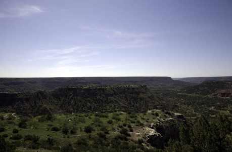 美丽的 地质学 峡谷 风景 自然 帕洛 德克萨斯州 杜洛