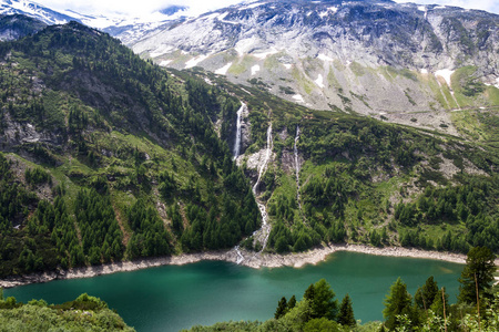 岩石 森林 天空 美丽的 奥地利人 山谷 旅行 阿尔卑斯山