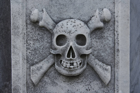 骷髅和交叉的骨头图片