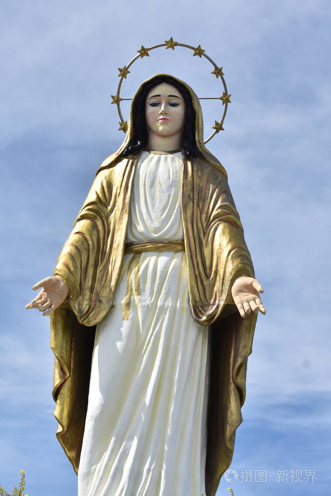 圣母玛利亚的宗教雕像