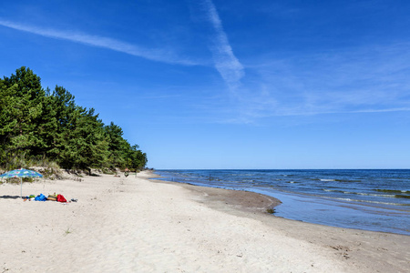 乡村 旅游业 在里面 气候 拉脱维亚 疗养 风景 海滨 海滩