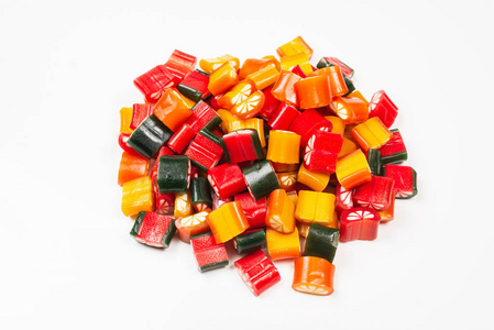 Citrus colorful candies. Jelly sweets, 