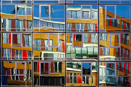 窗口 窗格 房子 建筑 舷窗 建筑学 镜像 颜色 外观