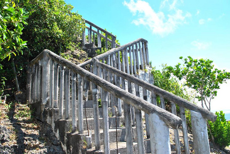 梯子 夏天 古老的 建筑 木材 建筑学 台阶 自然 旅行