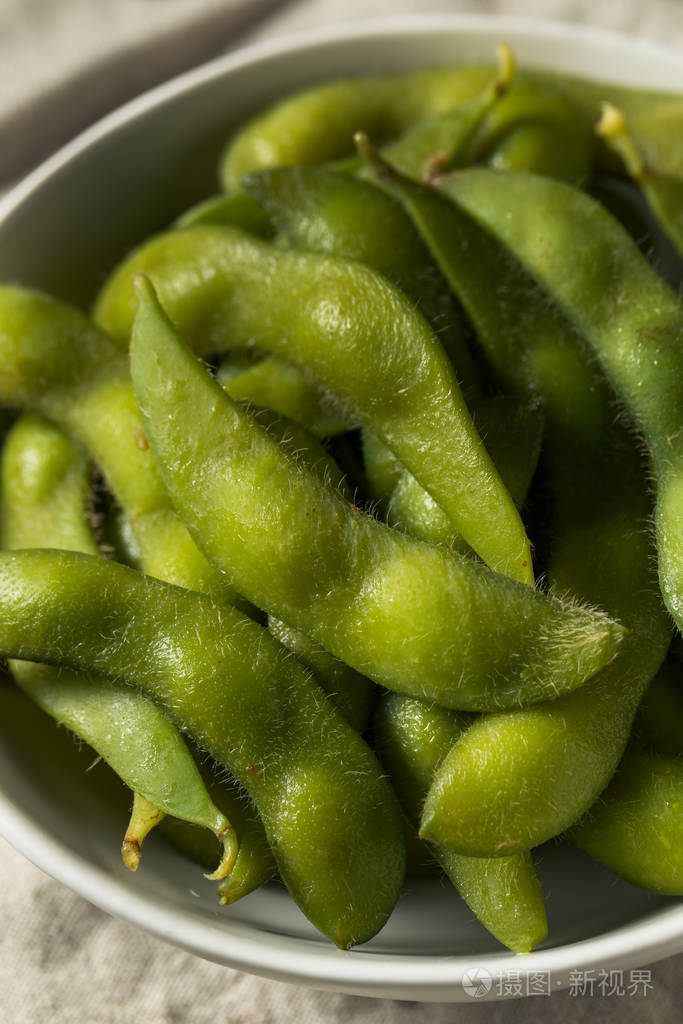 熟绿色有机毛豆照片-正版商用图片28nto8-摄图新视界