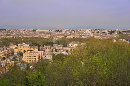 意大利语 全景图 宗教 风景 全景 古老的 城堡 纪念碑